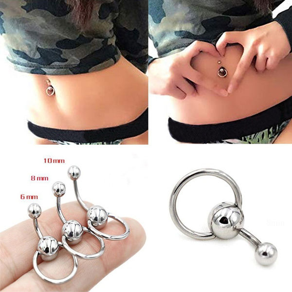 Titanium%20Steel%20Round%20Globe%20Belly%20Dance%20Spike%20Basic%20Belly%20Button%20Ring%20Spike%20for%20Piercing%20-%20Image%203