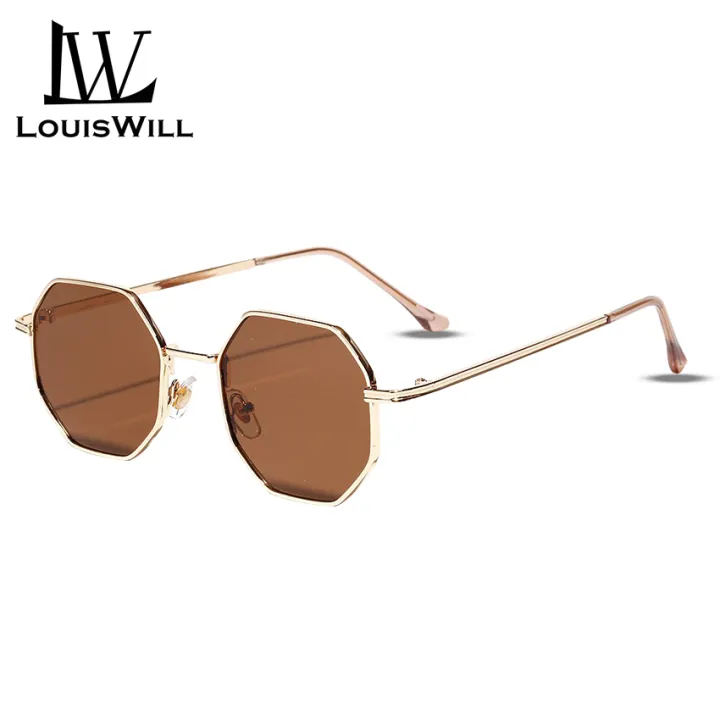 LouisWill Women Sunglasses Fashion Sunglasses Eyes Protection Sunglasses Ladies Sunglasses Irregular Polygons Glasses Female Eyewear Light Transmission Sun Glasses for Women