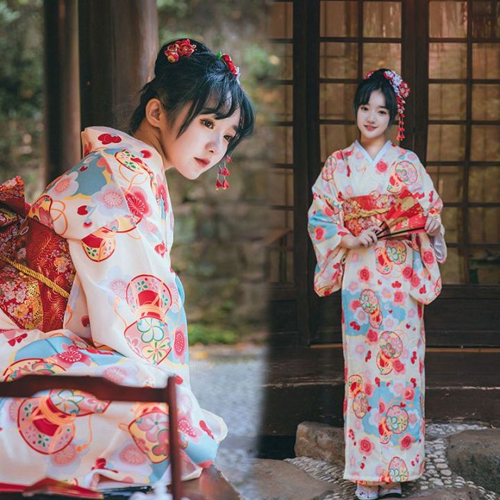 Kimono%20Improved%20Women's%20Japanese%20Formal%20Wear%20Traditional%20Women's%20Clothing%20Photography%20Bathrobe%20Japanese%20God%20Ming%20Girl%20Japanese%20Summer%20Photography%20Clothes%20-%20Image%209