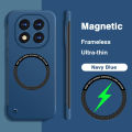 Thin Hard Magnetic Frameless Phone Cases for Redmi Note 14 Note14 Pro 14Pro Plus ProPlus 5G Solid Color For Magsafe Matte Covers. 
