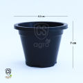 Cactus Plastic Flower Pot 7cm. 