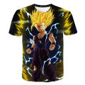 Dragon Ball Z Son Goku Super Saiyan Oversize T Shirts Boy Kids Clothes Short Sleeve T-shirt White Black Orange Breathable Jersey. 
