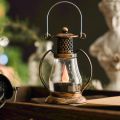 Vintage LED Candle Lantern Retro Kerosene Lamp Candle Hanging Light Outdoor Portable Electronic Lantern Light Home Garden Decor. 