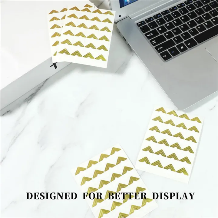 720%20Pieces%20Photo%20Corners%20for%20Scrapbooking,%20Gold%20Photo%20Corner%20Stickers,%20Self-Adhesive%20Photo%20Mounting%20Corners,Gold%20-%20Image%208