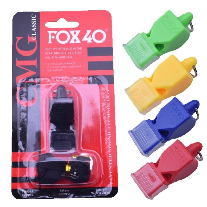 Fox 40 Fox40 Referee Whistle Football Volleyball Training Outdoor Indoor Sound Sanabil Sanaabil