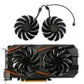 88mm GPU Cooler Graphics Card Fan for REDEON AORUS RX580/570 GIGABYTE GV-RX570 AORUS GV-RX580AORUS(2 PCS). 