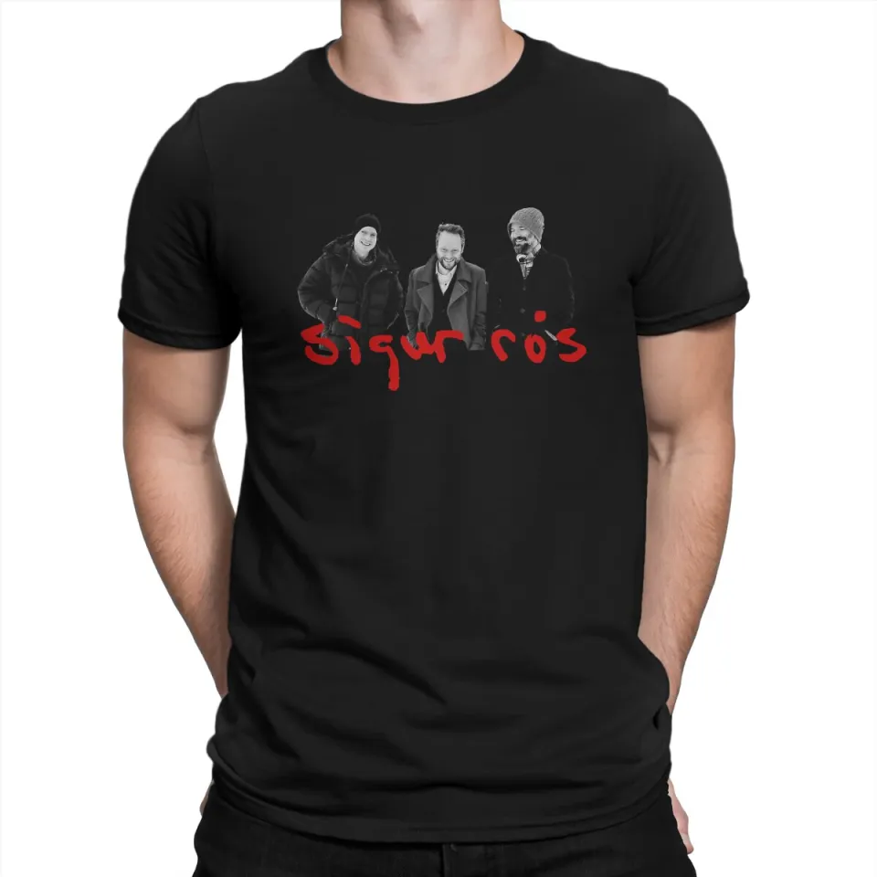 Men T-shirts Sigur Ros members vintage pure cotton tees short - Main Image