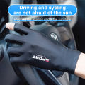 Driving Gloves With Missing Fingers Half Finger Ice Silk Non-Slip Gloves Breathable Fitness Riding Quick-Drying Gloves Sunlight Mall. 