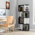 VTEC FURNITURE Modern Display Rack / 4-Tier Bookcase / Ornament Rack/ Simple shelf/ Bookcases /  Shelves / Objects Display Rack/  Home Decor / Modern Furniture / Multifunctional bookcase / Combination Floor Cabinet. 