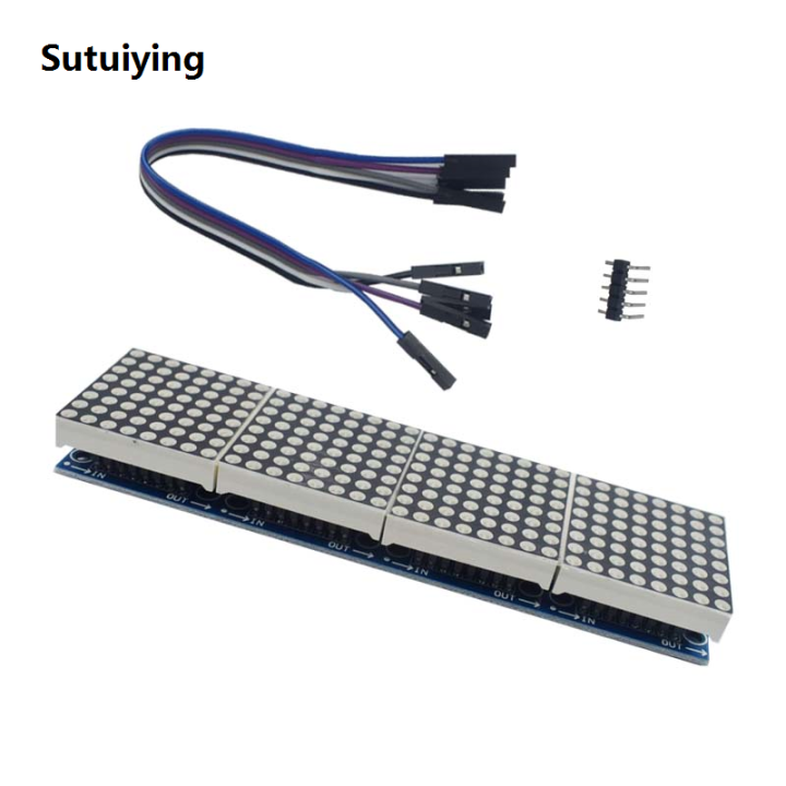 Sutuiying%20Affordable%20MAX7219%20Dot%20Matrix%20Module%2032x8%204%20in%201%20LED%20Display%20Modules%20Drive%20with%205Pin%20Wires%20for%20Arduino%20Raspberry%20Pi%20-%20Image%205