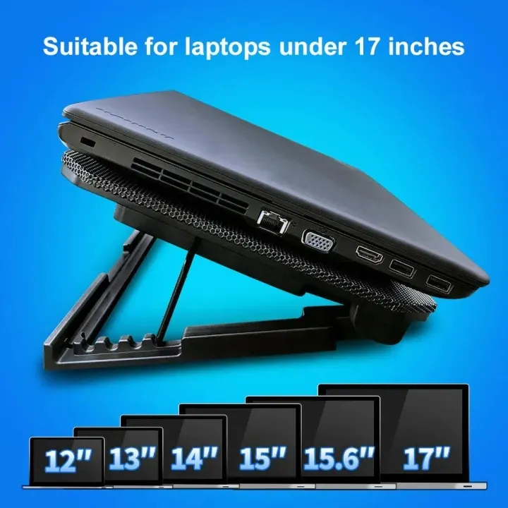 N33%20Gaming%20Laptop%20Cooling%20Pad%2015-17%20inch%20Laptop%20For%20Large%202%20Fans%20140mm%20With%20Screen%20Cooler%20AdjustableStand%20Pad%20Cooling%20For%20Laptop%20Notebook%20MacBook%20-%20Image%208