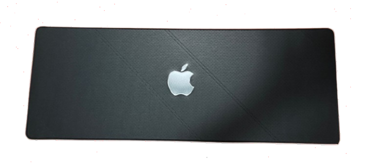 Large Gaming Mouse Pad Apple Logo Design | Extended Desk Mouse Mat 800×300 for PC Gaming & Work Setup