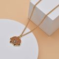 ShopSphere XiaoboACC BTS Bt21 Cute Cartoon Character Gold Chain Necklace. 