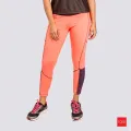 Tofo Activewear Leggings In Orange With Printed Panel. 
