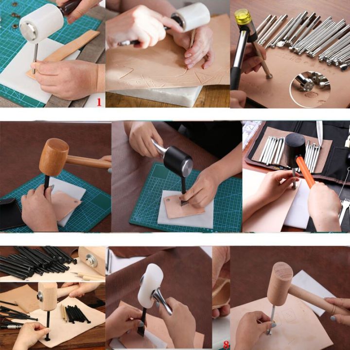 LMDZ%2016%20Styles%20Craft%20Carving%20Hammer%20Handle%20Nylon%20Mallet%20Punching%20Cutting%20Tools%20For%20Stamping%20Sew%20Leather%20Cowhide%20-%20Image%206