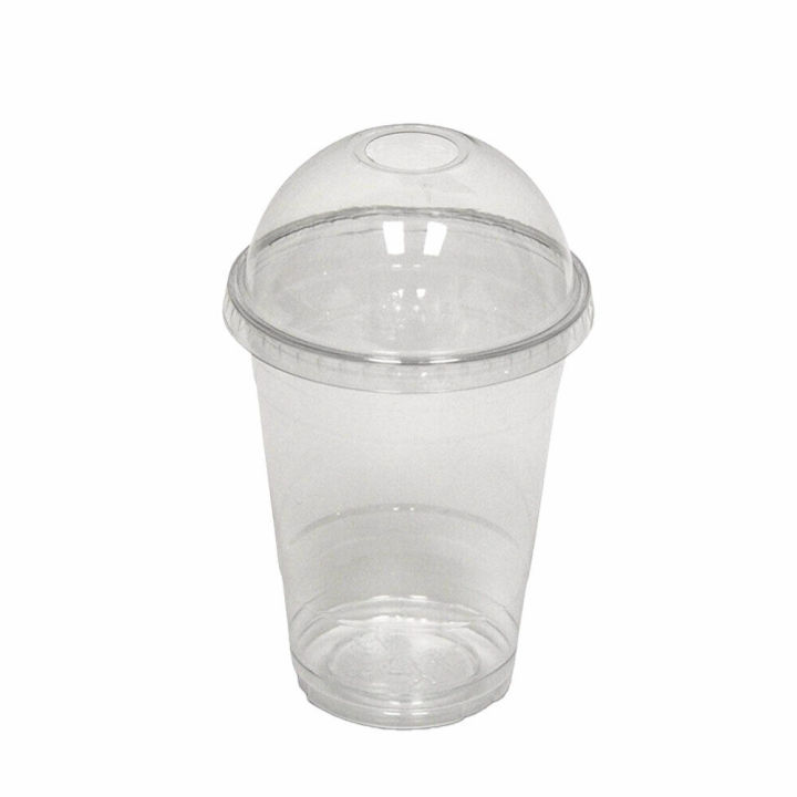200ml Juice cup Clear with Dome lid with straw hole 200ml 200/100/50/25 pieces