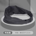 Yoga Hair Band Face Wash Female Sweat-Absorbent Summer Antiperspirant Sweat Guide Running Headband Fitness Beam Sports Hair Band Wide-Brimmed Headscarf Wear. 