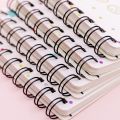 1 Pc Kawaii Small Spiral Notebook Paper Message Pad Cute Flower Pattern A7 Mini Pocket Book Student School Supplies. 