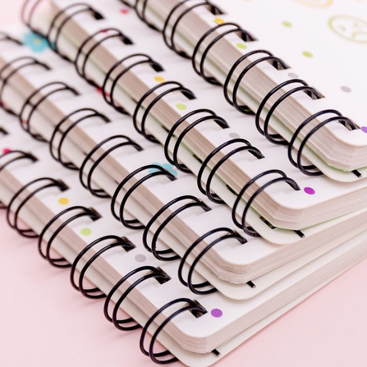 1%20Pc%20Kawaii%20Small%20Spiral%20Notebook%20Paper%20Message%20Pad%20Cute%20Flower%20Pattern%20A7%20Mini%20Pocket%20Book%20Student%20School%20Supplies%20-%20Image%202