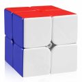 2x2 High Speed Stickerless Magic Cube Rubik 2 by 2 Puzzle Cube for All Ages. 