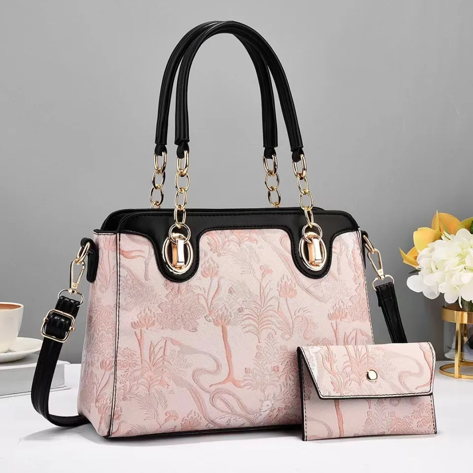 2025 Women Luxury Bag Sets PU Leather Fashion Girl Tote Mum Bags
