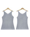 Yfashion Women's Sweater Tanks Sleeveless V-Neck Ribbed Slim Fit Knit Vest. 