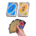 UNO H2O Card Game - Waterproof and Pressure Proof PVC Plastic Transparent Playing Card Set (108Pcs/Set). 