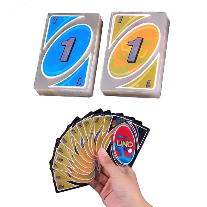 UNO%20H2O%20Card%20Game%20-%20Waterproof%20and%20Pressure%20Proof%20PVC%20Plastic%20Transparent%20Playing%20Card%20Set%20(108Pcs/Set)%20-%20Image%202
