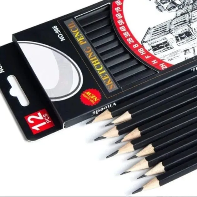 Artist pencil 12 sized pcs SET Sketching Pencils