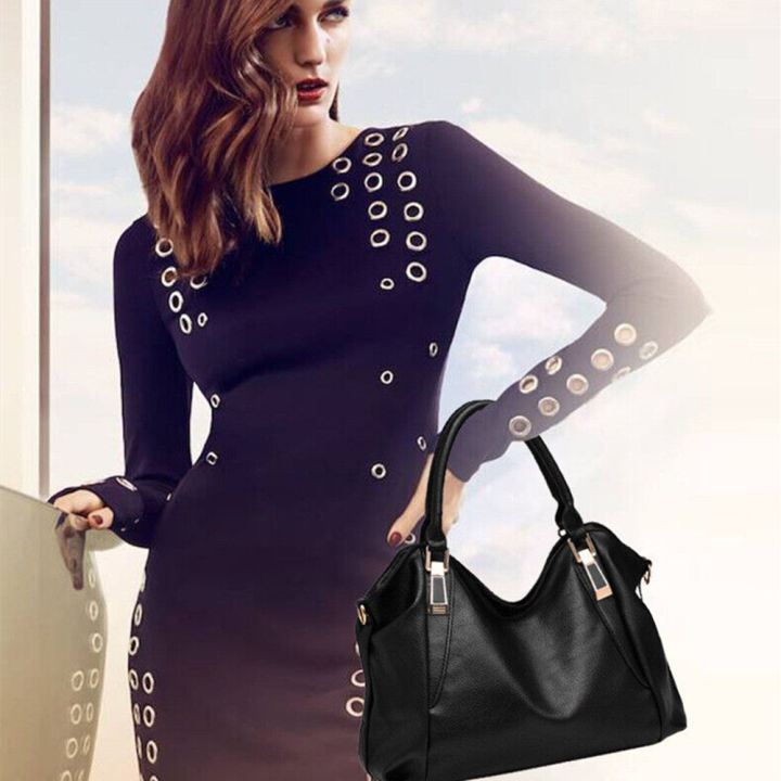 Ladies%20Handle%20Top%20Tote%20Bag%20Shoulder%20Bags%20Women%20Handbags%20-%20Image%206