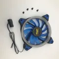 Armaggeddon Azure Dual Saber PC Cooling Fan For Gaming PC Case 120mm. 