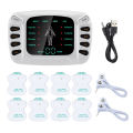 PASTSKY Electrostimulator Physiotherapy TENS Machines Dual Outputs Electronic Muscle Stimulator Massage EMS Pulse Acupuncture Massager For Body Pain Relief. 