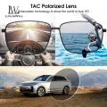 LouisWill Men Sunglasses UV400 TAC Polarized Sunglasses Retro Frame Sunglasses Sport Sunglasses Outdoor Activities Eyewear Driving Fishing Eyewear Silicone Nose Pads Sun Glasses. 