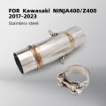 Motorcycle Exhaust Slip on For Ninja 400 Z400 2017-2021 51mm Tubo De Escape Muffler System Accessories. 