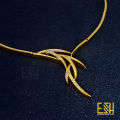 BUY ONE GET ONE FREE - Buy Gold-plated Stylish Quality Necklace With Earring get beautiful link bracelet and gift box for Woman and girl. 