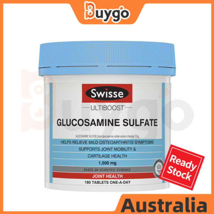 Swisse Glucosamine Sulfate 1500mg 180 Tablets