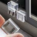 【ALLGOOD】1x1/5Pcs Window Sliding Lock Buckle Screen Window Aluminum Alloy Buckle Fixed Limiter Doors Windows Child Safety. 