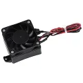 1 Piece Thermostatic Ceramics Fast Heating Air Dehumidification DC Fan Heater PTC Fan Heater DIY Accessories (24V 200W). 