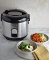 High Quality Stainless Steel Non-Stick Inner Pot 1.8 Liter Rice Cooker with Steamer (Warranty). 