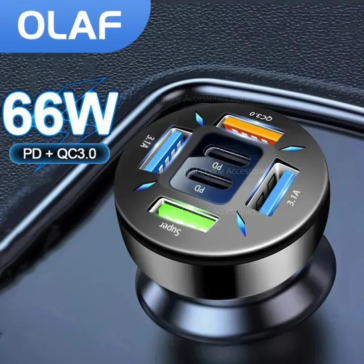 66W%204/6Ports%20USB%20Car%20Charger%20Type%20C%20Fast%20Charging%20PD%20Car%20Chargers%20Adapter%20for%20Iphone%20Xiaomi%20Samsung%20USB%20Type%20C%20Car%20Phone%20Charger%20-%20Image%202