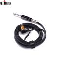 1.8M Tattoo Clip Cord Hook Line Power Tattoo Cable For Tattoo Machine Foot Pedal Switch Power Supply Accessory. 