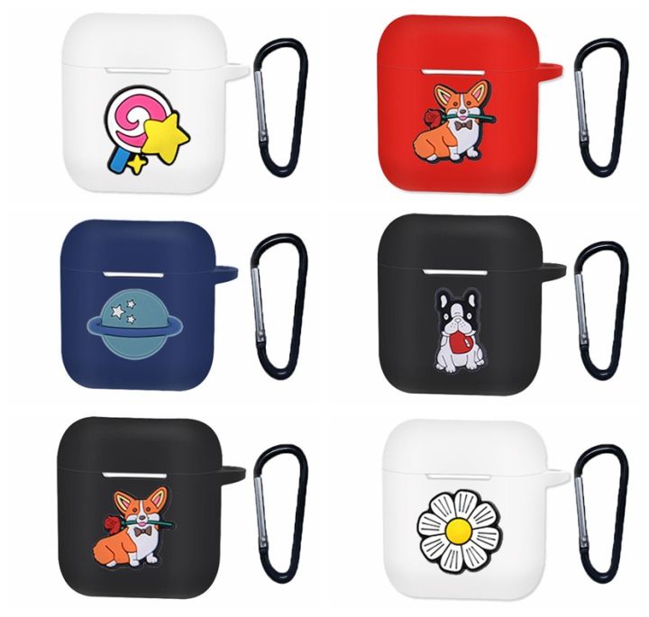 Cartoon Case For Tozo T6 / T10 / T12 / Nc9 / Nc2 Case Animal Dogs /cat / Flower Case Silicone Earphone Cover Hearphone Box