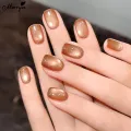Monja 15ml Nail Cat Eye Magnetic Gel 8 Colors Golden Glitter Cat Eye's Gel Shiny Cat Eye Effect UV LED Soak Off Varnishes DIY Manicure Tools. 