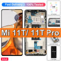 100% Tested 6.67 For Xiaomi Mi 11T Pro LCD 2107113SG Display Touch Screen Digitizer Assembly for Xiaomi 11T Screen replacement. 