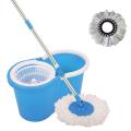 Spin Mop With Bucket Stainless Steel Rotating Mop with Bucket 360 Rolling Magic Floor Spin Mop. 