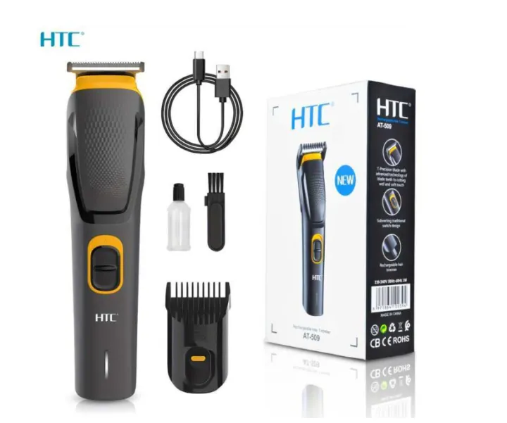 Htc Razor Sizes HTC AT-509 Cordless & Rechargeable Trimmer Length Settings and Self ...