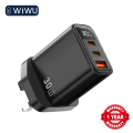 WIWU 30W FIREFLY GAN FAST CHARGER BLACK UK (WI-G010). 