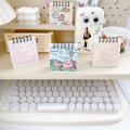 Cute Calendar Student Desk Calendar Calendar Decoration Line Dog Mini Calendar Small Desk Calendar. 