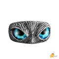 【LUCKET】Retro animal owl ring hip hop engraving pattern men and women design LK. 