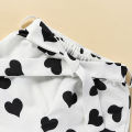 Girls Clothing Set Summer Fashion Top T-Shirt Heart Shorts 2Pcs Children Outfit Suit Kids Girls Clothes Sets. 